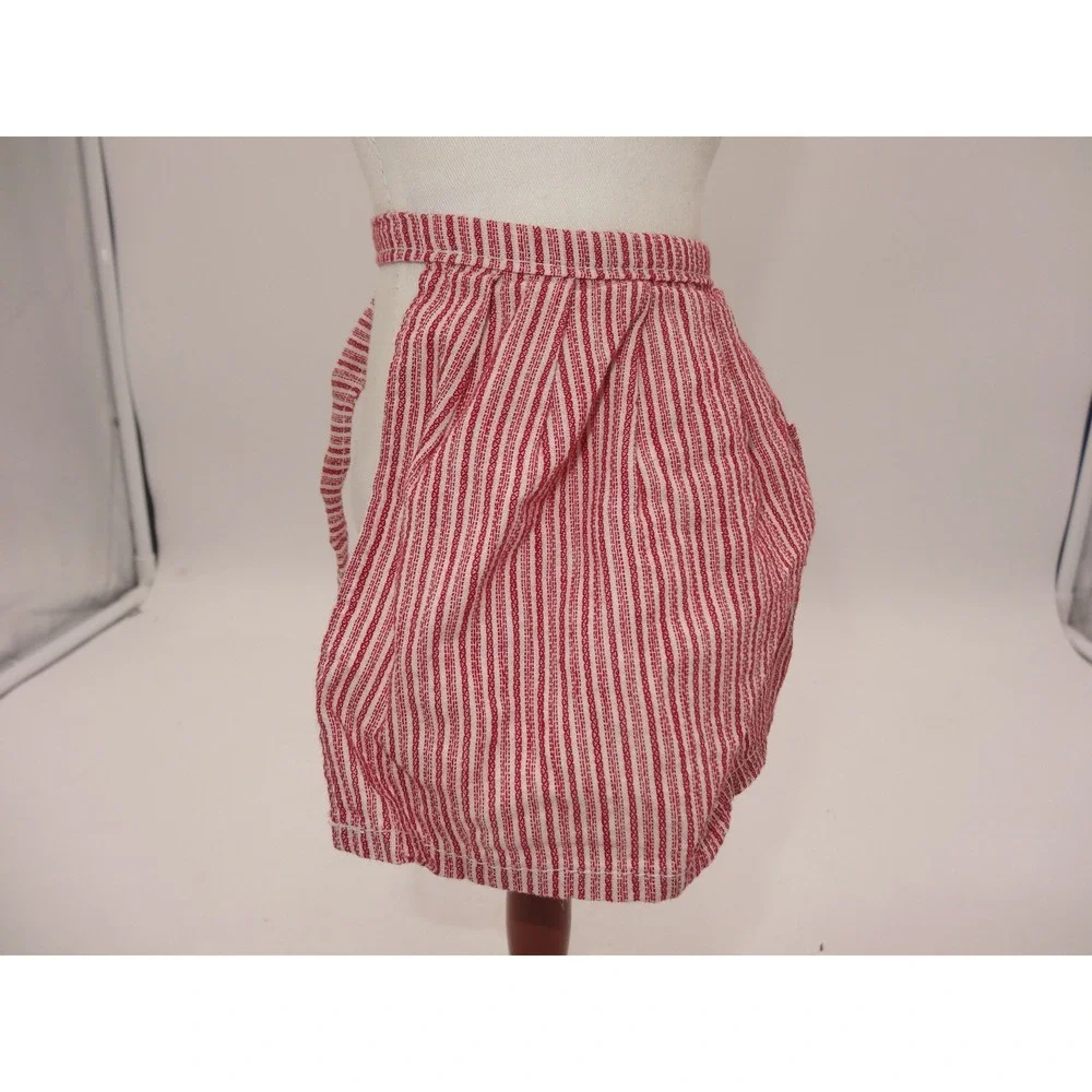American Girl Kirsten Meet Apron Historical Retired Accessory Red White Striped